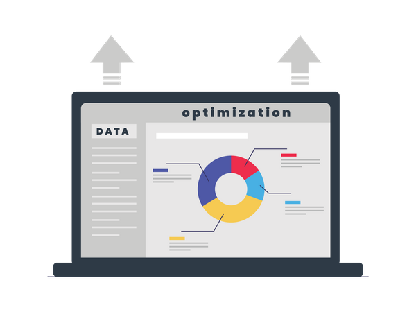 Análisis de datos seo  Ilustración