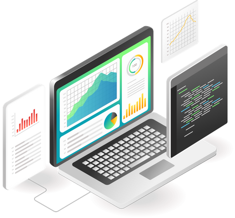 Análisis de datos web  Ilustración