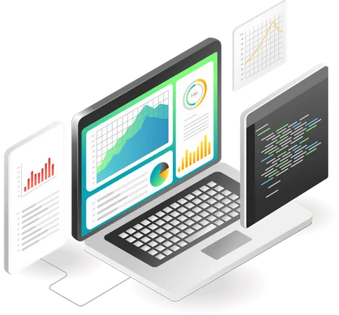 Análisis de datos web  Ilustración