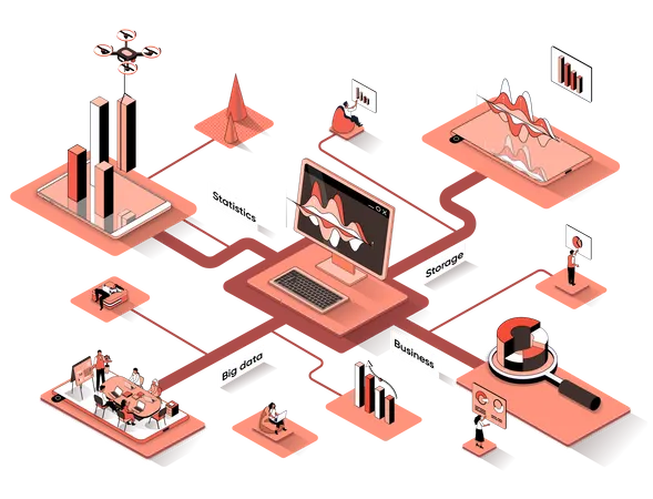 Análisis de grandes datos  Ilustración