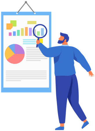 Análisis de información empresarial  Ilustración