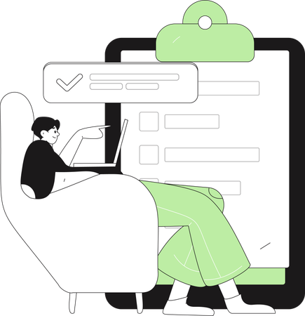Análisis de respuesta a la encuesta  Illustration