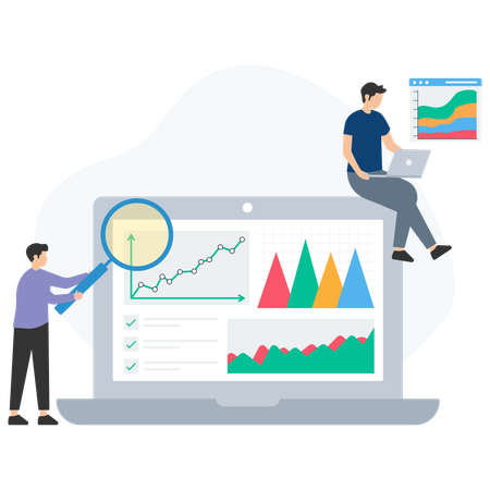 Análisis de ventas de la empresa  Ilustración