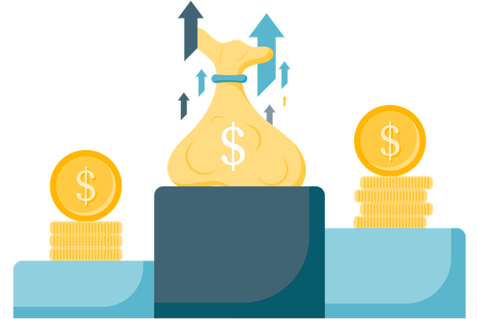 Análisis de crecimiento de la inversión  Ilustración