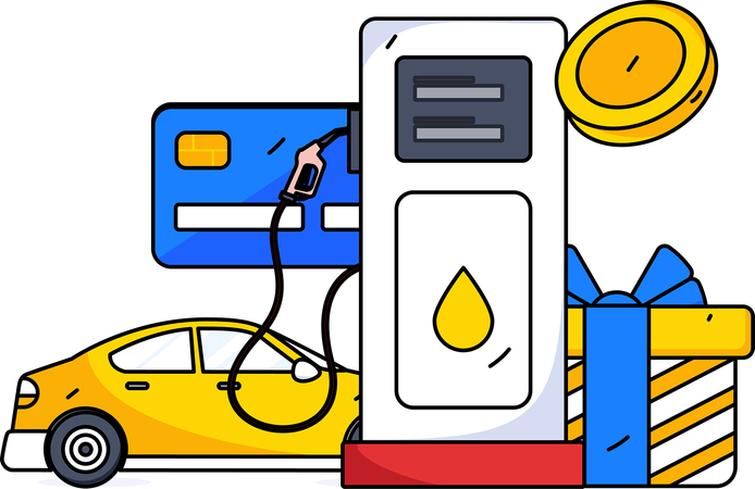 Análisis del crecimiento de la inversión en combustible  Ilustración