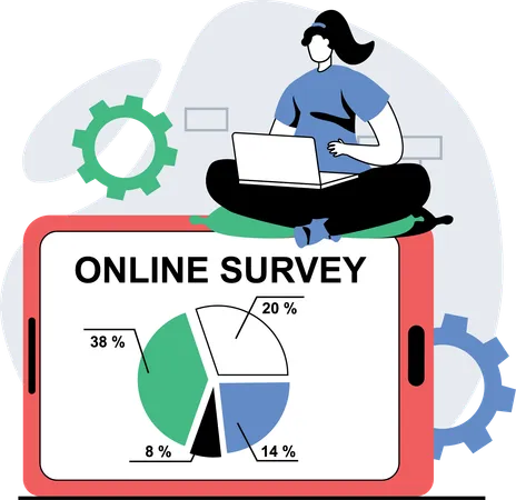 Análisis de encuestas  Ilustración