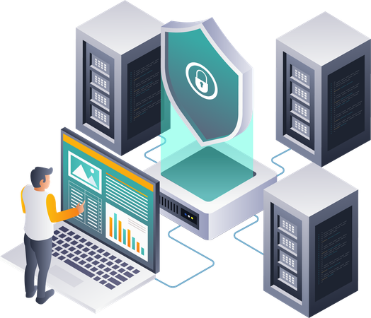 Análisis Estratégico de Mantenimiento de Seguridad en Servidores Tecnológicos  Ilustración