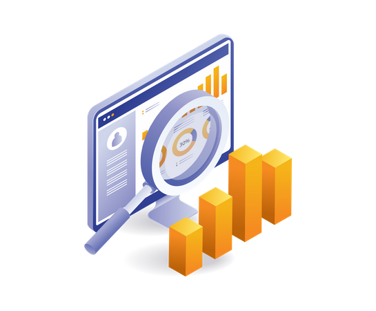 Análisis de optimización seo  Illustration