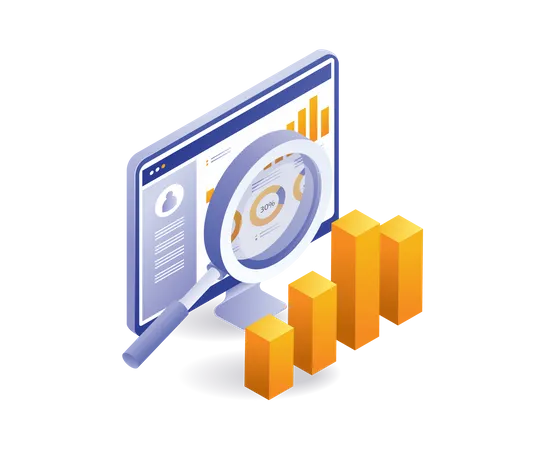 Análisis de optimización seo  Illustration