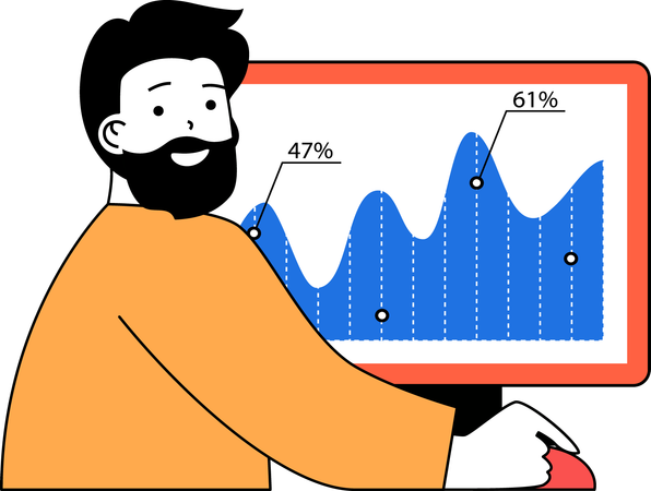 Pruebas web de análisis de programador.  Ilustración