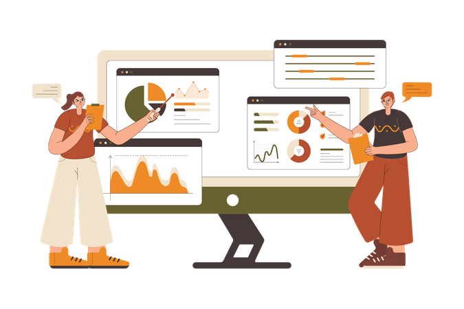 Analista de datos: Visualización de datos  Ilustración