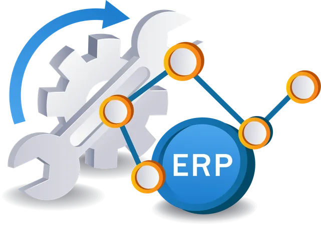 Analista de gestión de mantenimiento ERP  Ilustración