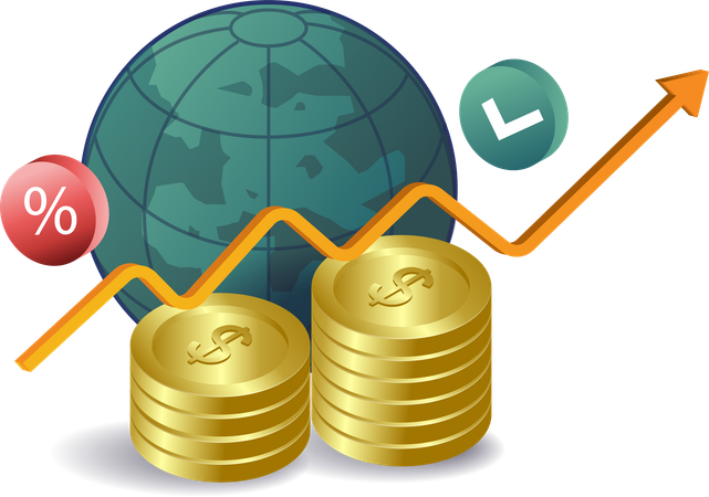 Analistas del mundo de las finanzas empresariales  Illustration