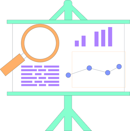 Análisis de negocios e investigación empresarial  Ilustración