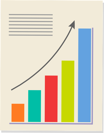 Página de análisis y gráficos  Ilustración