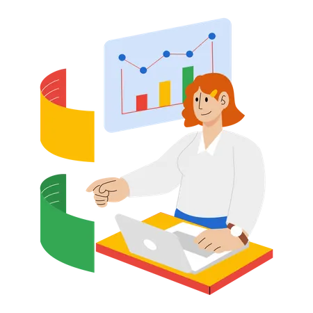 Analizando datos de mercado  Ilustración