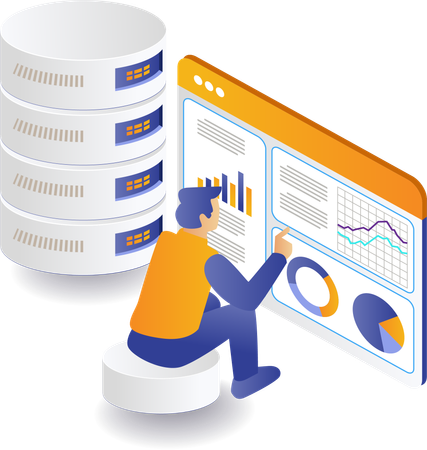 Análisis de datos tecnológicos.  Ilustración