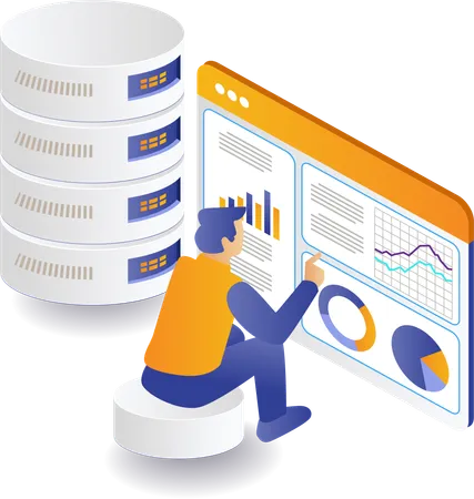 Análisis de datos tecnológicos.  Ilustración