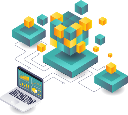 Analizando la tecnología blockchain para empresas  Ilustración