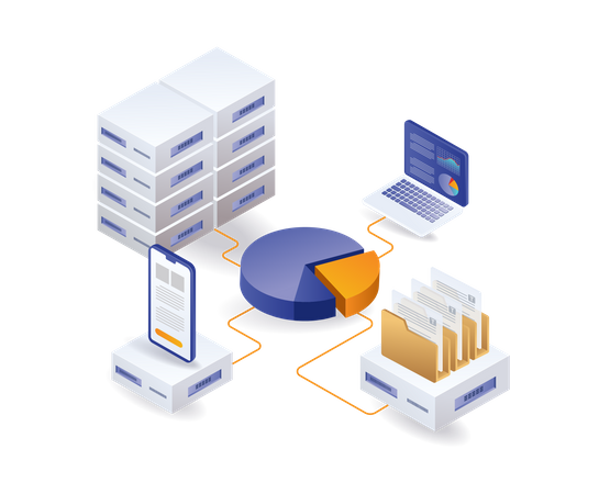 Analyse Big Data des serveurs d'hébergement  Illustration