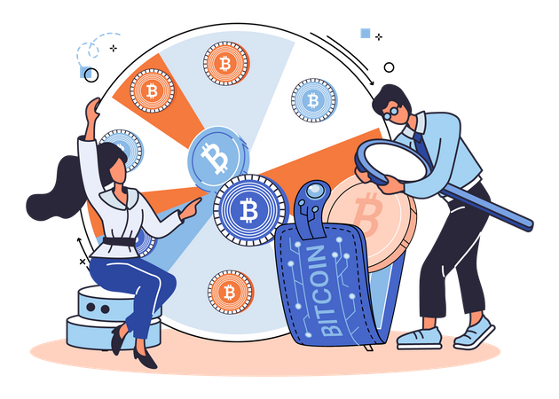 Analyse Bitcoin  Illustration