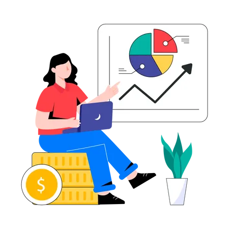 Analyse du marché boursier  Illustration