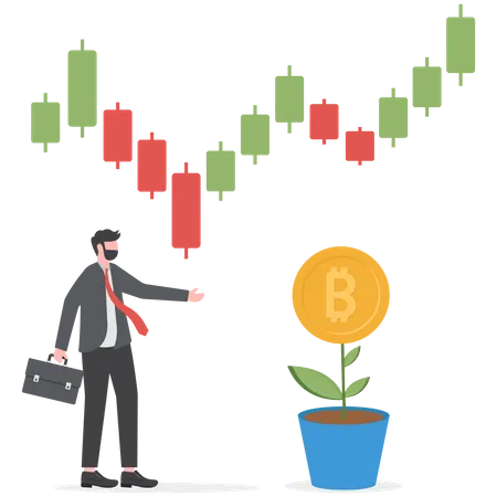 Analyse du marché boursier  Illustration