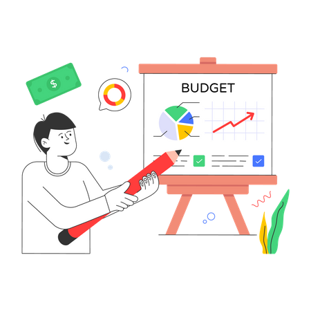 Analyser le budget  Illustration