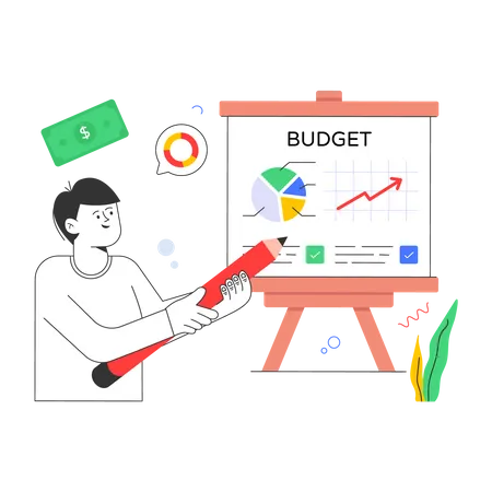 Analyser le budget  Illustration