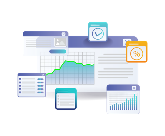 Analyse commerciale  Illustration