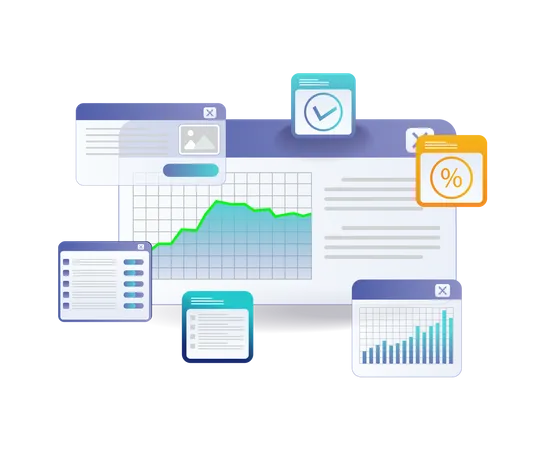 Analyse commerciale  Illustration