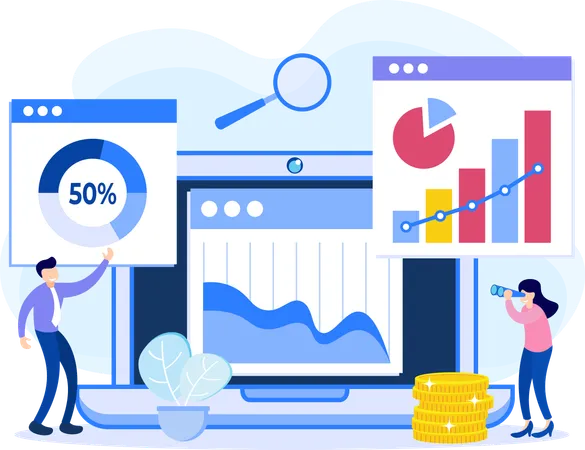 Analyse commerciale  Illustration