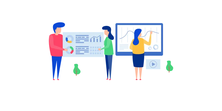 Analyse commerciale  Illustration