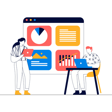 Analyse commerciale  Illustration