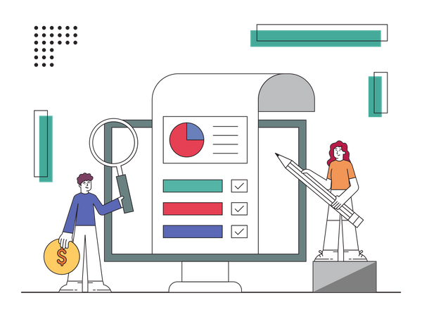 Analyse commerciale  Illustration