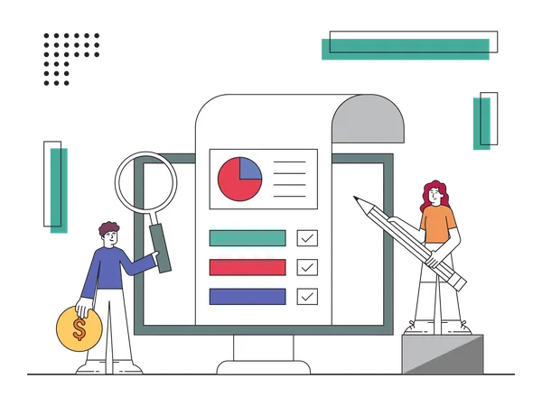 Analyse commerciale  Illustration