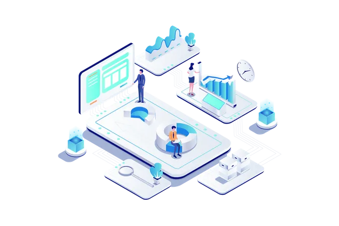 Analyse commerciale  Illustration