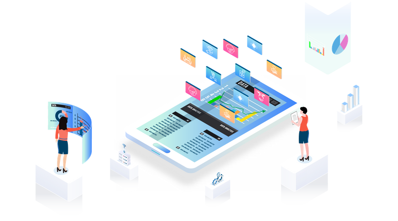 Analyse commerciale  Illustration