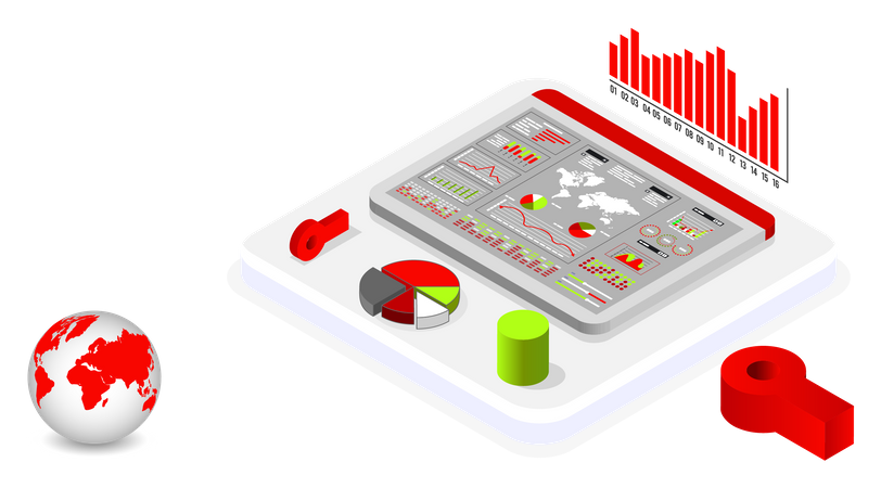 Analyse commerciale  Illustration