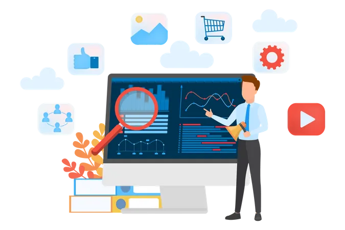 Analyse commerciale  Illustration