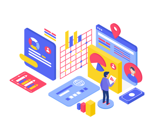 Analyse commerciale  Illustration