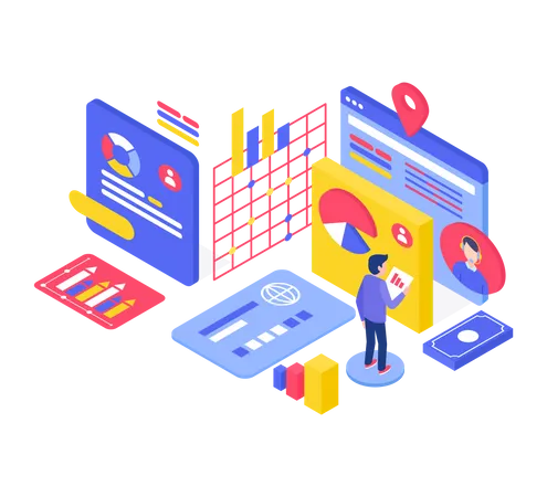 Analyse commerciale  Illustration