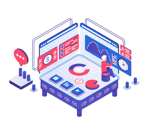 Analyse commerciale  Illustration