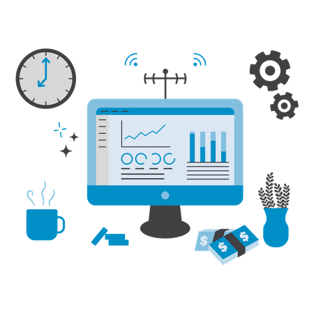 Analyse commerciale  Illustration