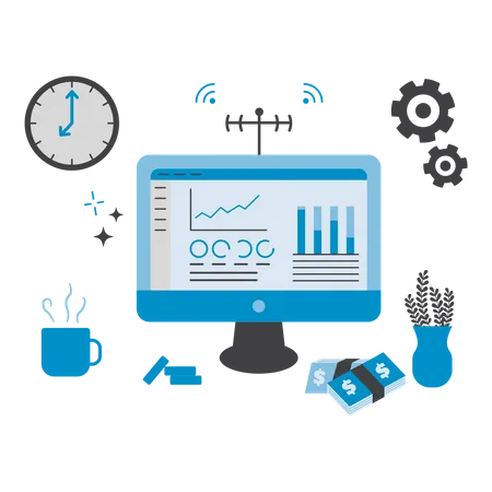 Analyse commerciale  Illustration