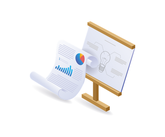 Analyse commerciale des plans de nouveaux produits  Illustration