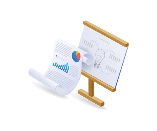 Analyse commerciale des plans de nouveaux produits  Illustration