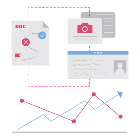 Analyse commerciale  Illustration