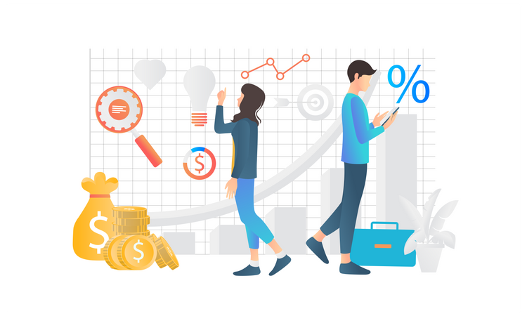 Croissance de l'analyse  Illustration