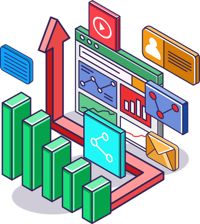 Croissance de l'analyse  Illustration